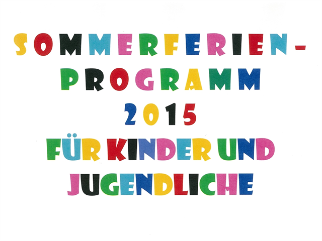 Sommerferienprogramm 2014