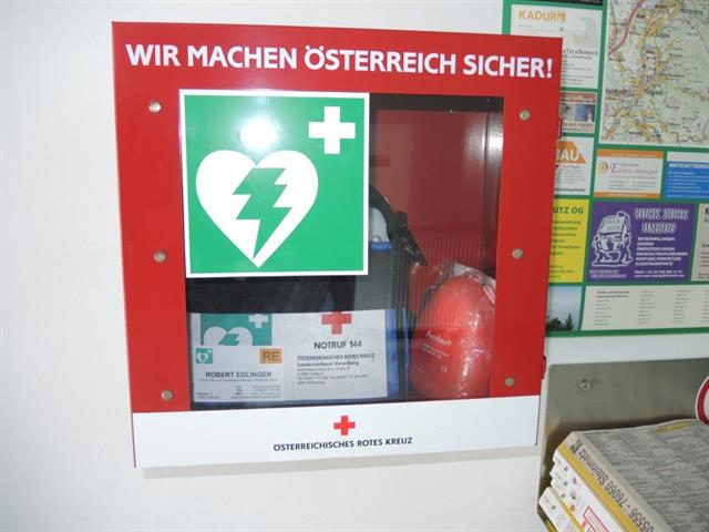 Defibrillator - Standortwechsel
